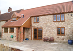 Golden Oak windows and doors in a stone cottage