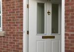 uPVC Entrance door - white