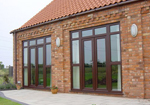 uPVC French Doors - Woodgrain finish