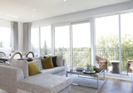 Beautiful uPVC patio doors and windows in a fantastic contemporary apartment